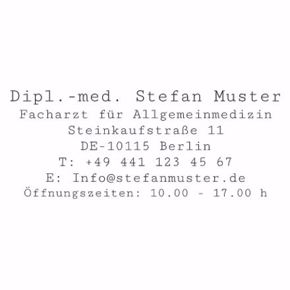 Bild für Kategorie Ärztestempel